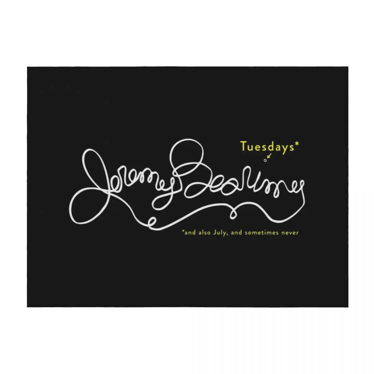 

Jeremy Bearimy in white (with notation) Throw Blanket Soft Plush Plaid Luxury Throw Beautifuls Personalized Gift Blankets