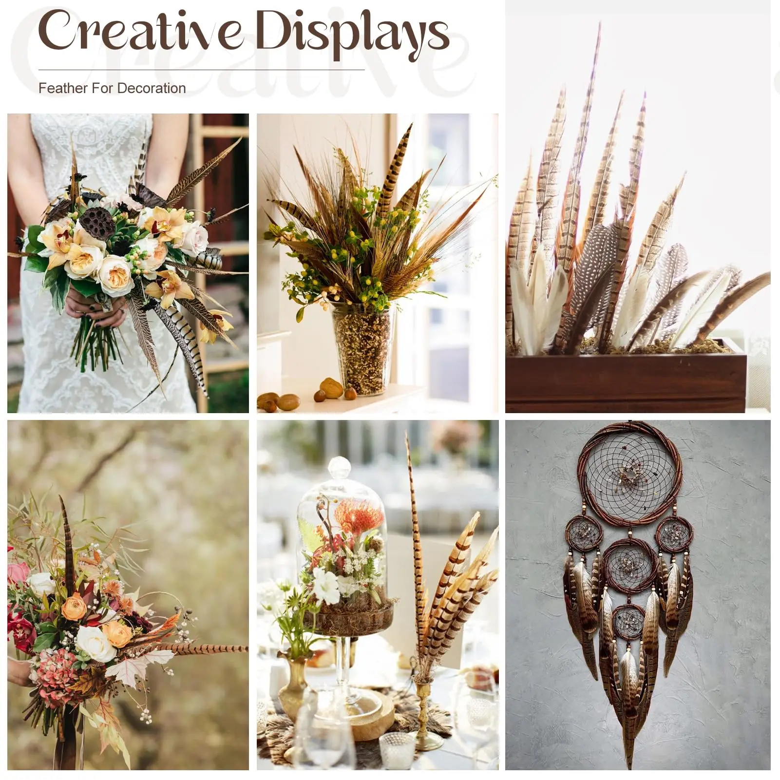 Commercio all'ingrosso 20-35 cm piume d'aquila naturali aquila uccello tacchino piume di fagiano per artigianato fai da te decorazione di nozze penne