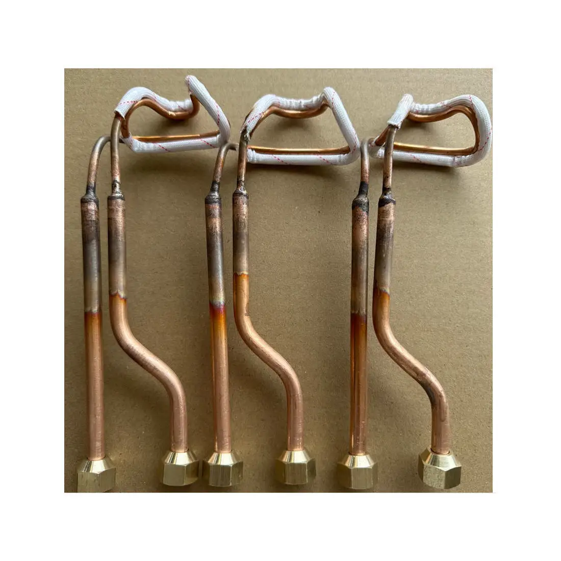 Copper Rings Induction Heating Coil for Saw Blade Segment Welding Brazing Induction Head Heating Tool