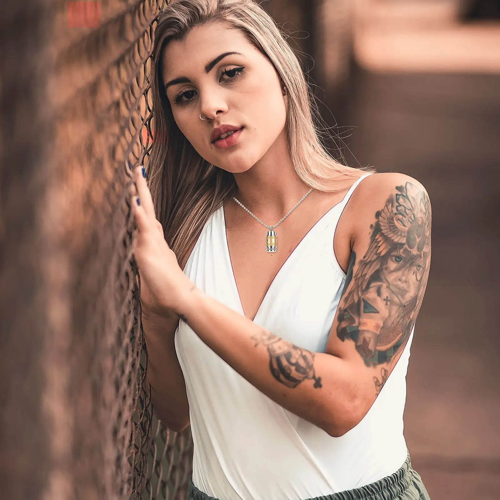 

Necklace Cremation Jewellery for Ashes Cremated Jewelry Keepsake Women Memorial