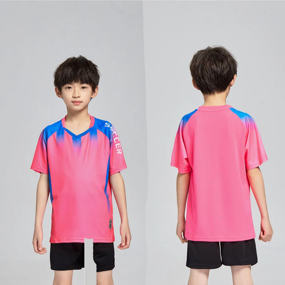 Child Soccer Jerseys Sets Boys&Girls Football Shirts Sportswear Youth kids Football Training Uniforms Tracksuits with Socks