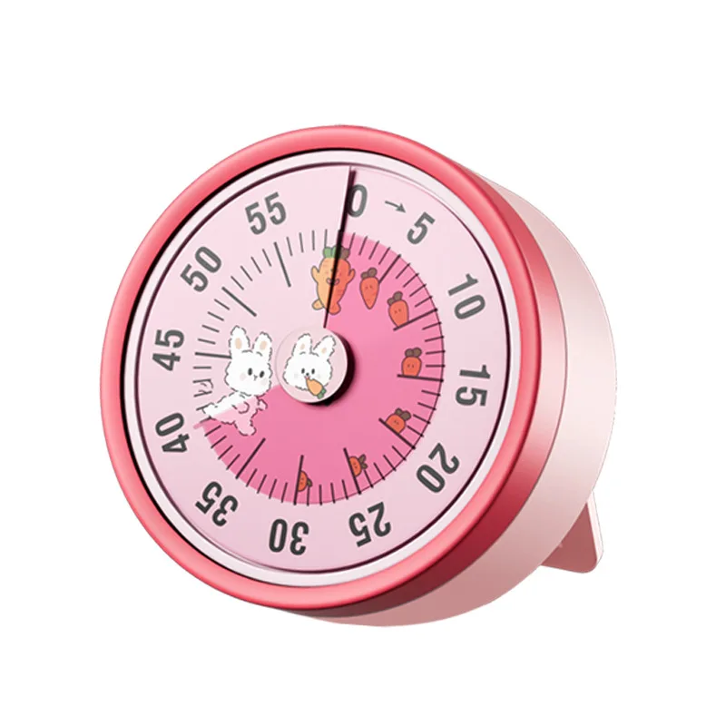 Kitchen Timer Magnetic,Visual Timer for Kids,60-Minute Visual Countdown Timer with Loud Alarm and stand Timer for Cooking Study