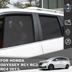 For Honda Odyssey RC1 2013-2019 Magnetic Car Sunshade Visor Front Windshield Curtain Rear Side Baby Window Mesh Sun Shade Shield