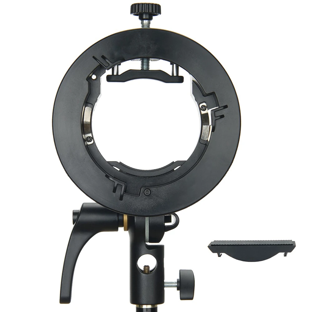 Godox S2 Bowens Mount Flash S-type Holder Bracket Handheld Grip for Godox V1 V860II AD200 AD400PRO Speedlite Flash Snoot Softbox