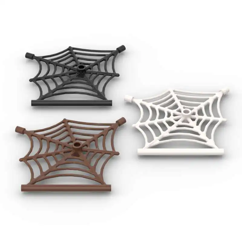 MOC 10PCS 90981 Spider Web Flat Building Blocks Kit With Hollow Stud 30238 Bricks Particle DIY Toy For Children Birthday Gifts