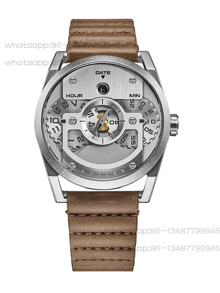 2026 Latest Model, Steel, Mechanical Time Jump Watch