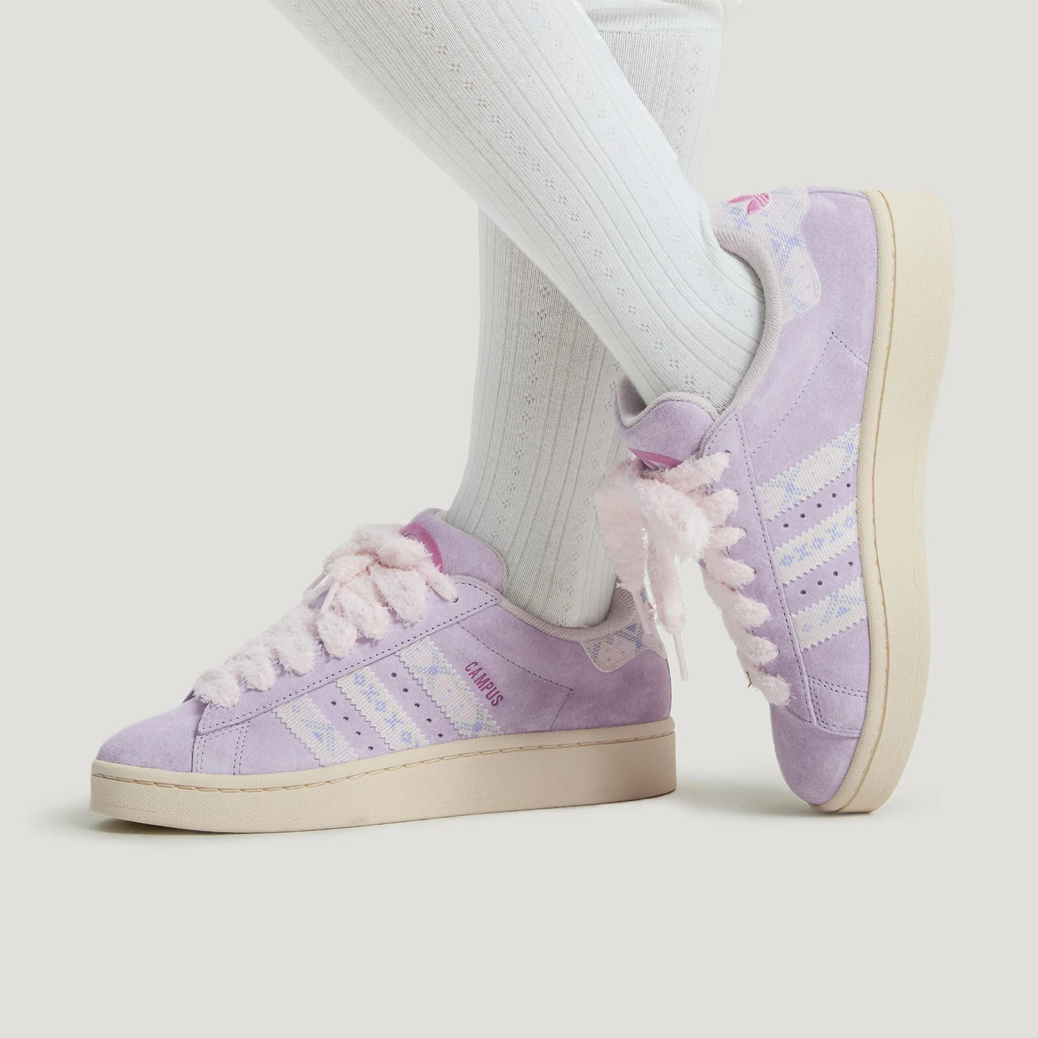 Adidas Authentic Three Leaves Women's Low-Top Lace-Up Classic Casual Sneakers KJ4302