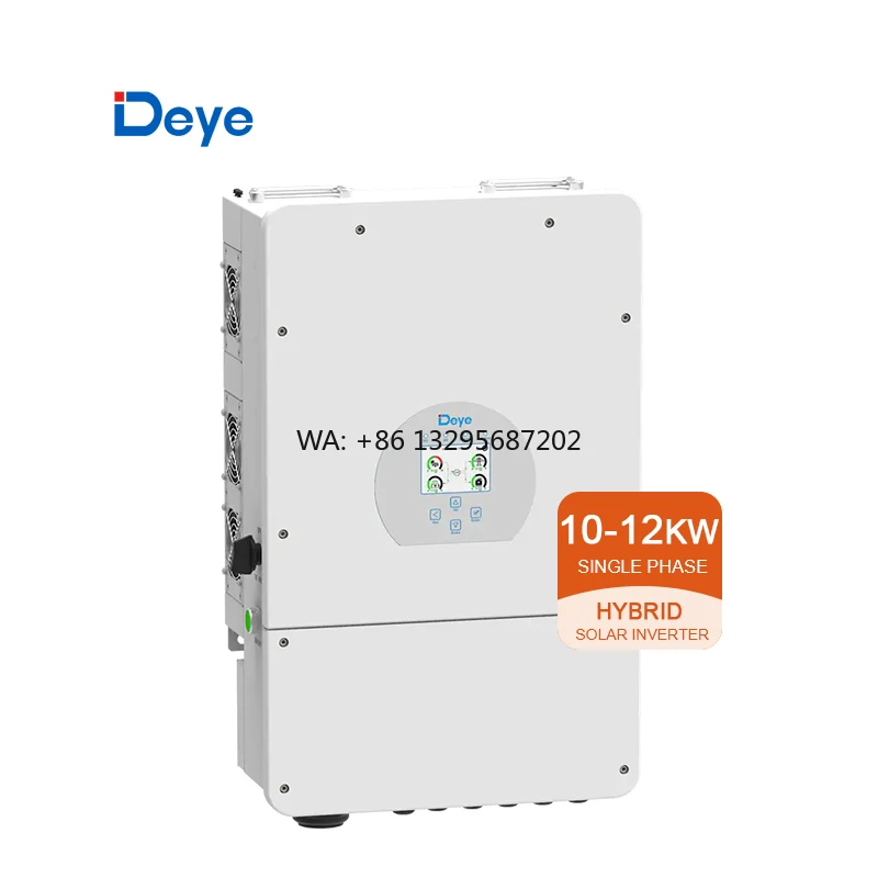 

Deye High Quality 10kw 12kw Single-Phase Hybrid Inverter SUN-10K-SG02LP1-EU-AM3 with MPPT Control for Solar System