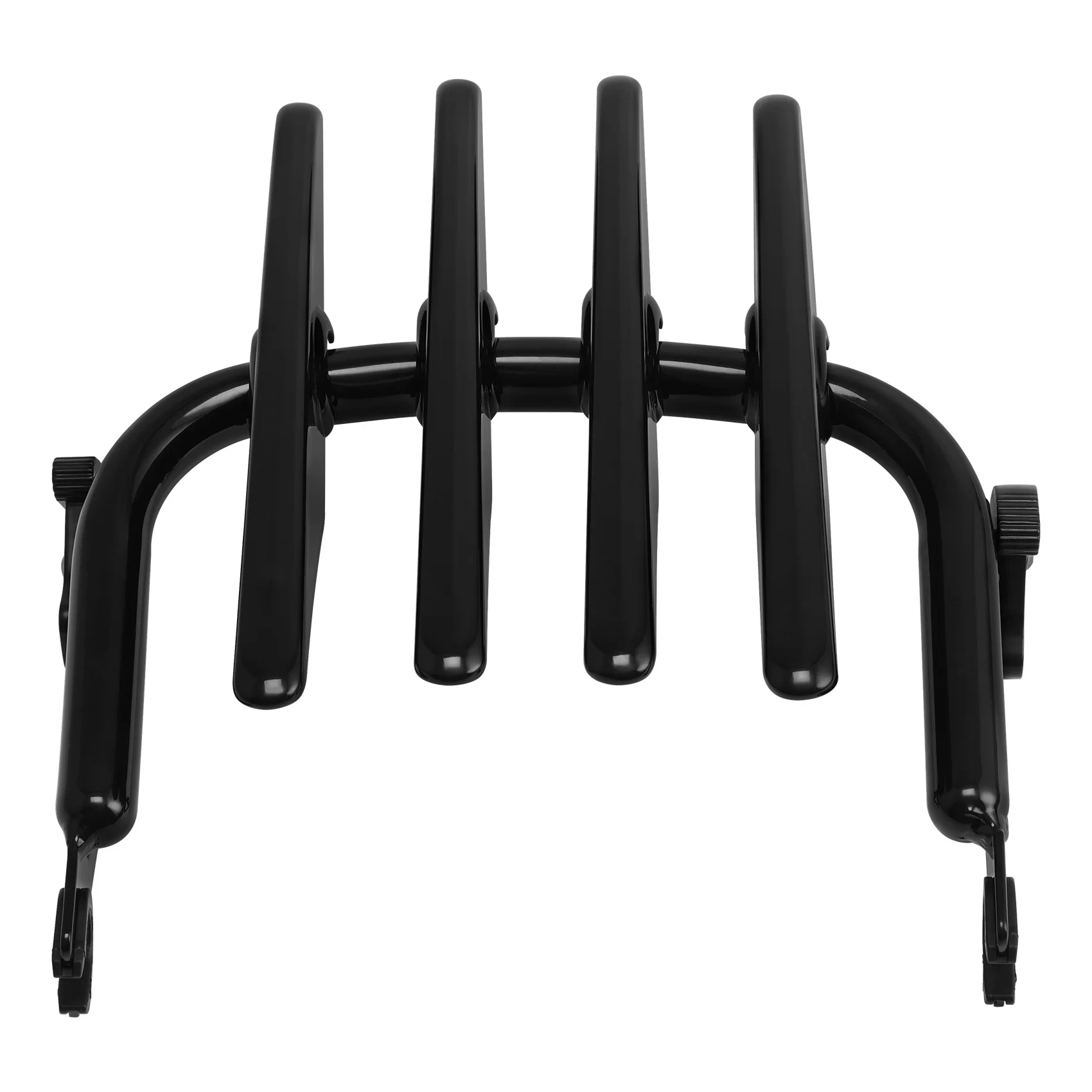 Motorcycle Detachable Stealth Luggage Rack Fit For Harley Touring Road Street Glide 09-2026 Black/Chrome