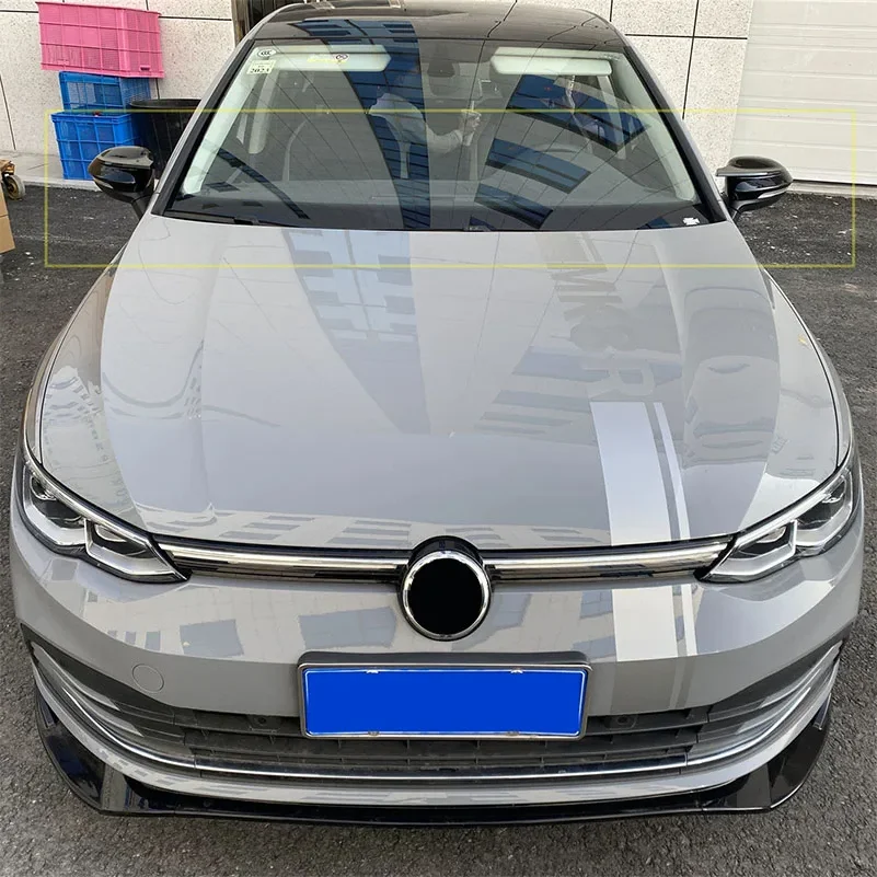 For Volkswagen Golf 8 GTI RLINE PRO 2021 2022 2023 2024 2025 Rear view mirror protective cover ABS material modification part