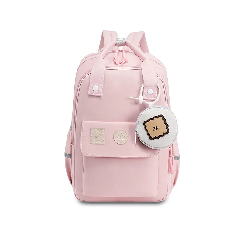 

Famous Brand Designer BAIJIAWEI Children Backpack With Purse High School Student School Bags Kids Waterproof Schoolbags Teenager