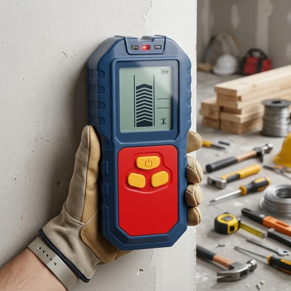 TS82 Multi Detection Wall Scanner for Construction DIY and Maintenance Tasks with Real Time Signal Strength Display
