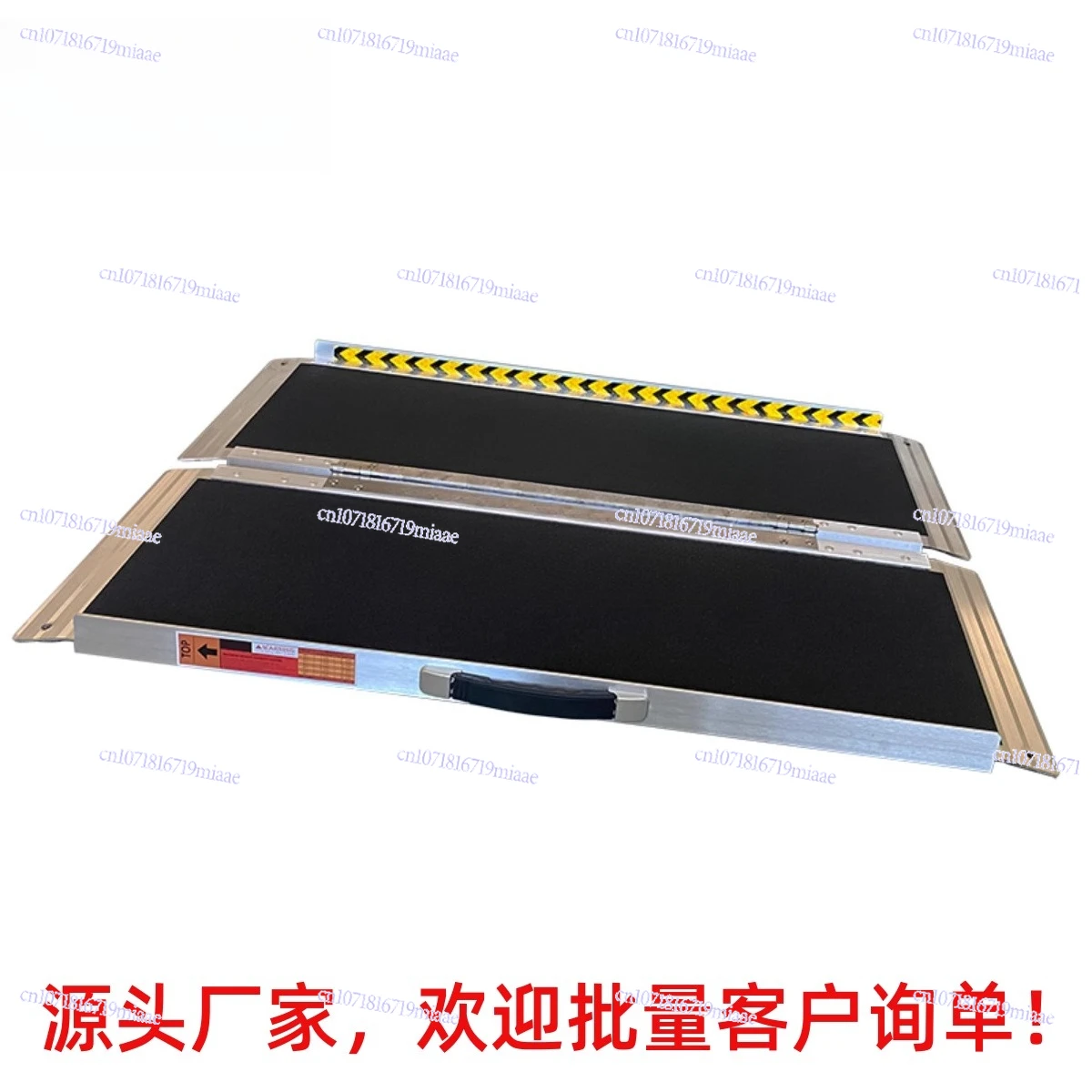 Accessible Aluminum Alloy Ramp Portable Non-slip Folding Mobile Staircase Ramp Wheelchair Ramp