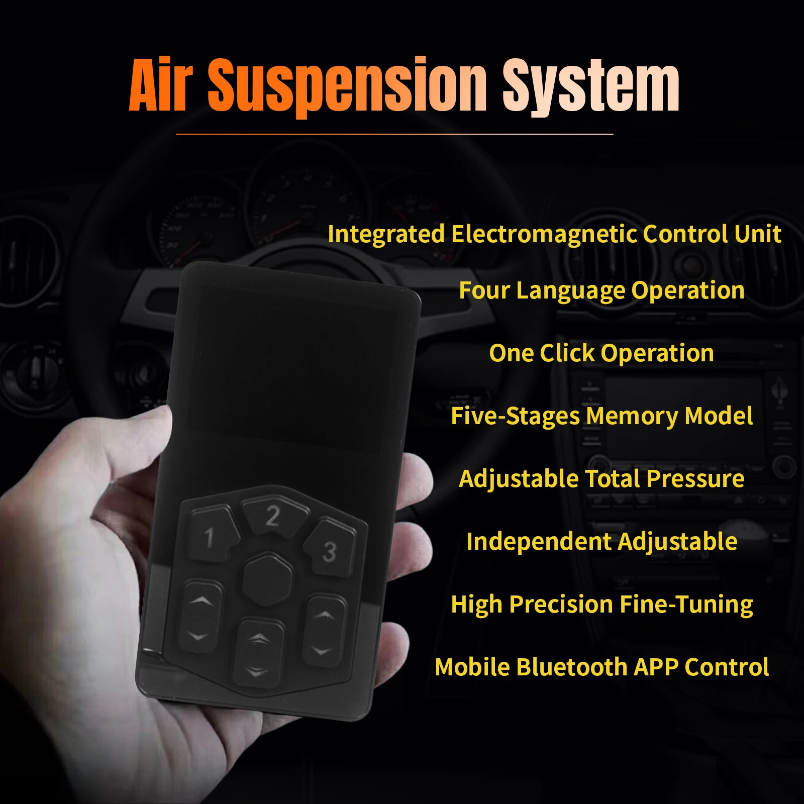 Universal Auto Air Management Kit Economy Edition Three-Segment Memory Air Ride Suspension Kit Auto Performance Parts DW-VP