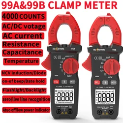 RICHMETERS 600A DC AC Voltage  Digital Clamp Meter Auto Range Flash Light Back Light Ampere Current ELECTRICAL TICK Multimeter