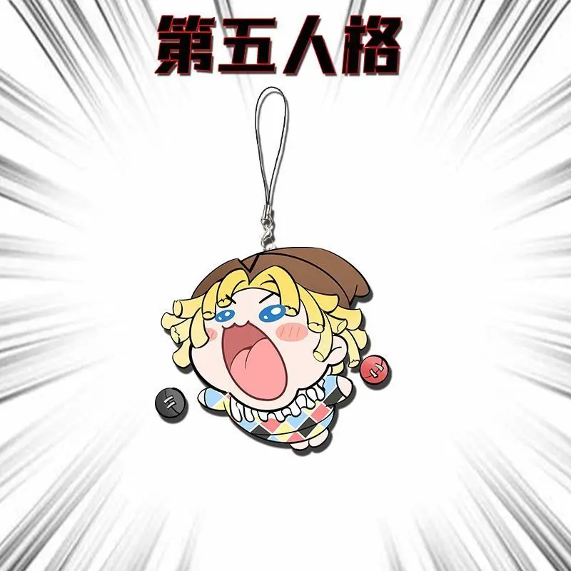 8 шт., аниме, забавная милая идентичность V Ezop Carl Luca Balsa, ремешок для мобильного телефона, цепочка для телефона, подвеска, акриловые брелки, подарки