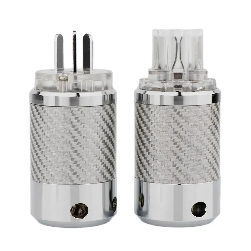 كابل طاقة من ألياف الكربون مطلي بالروديوم عالي الجودة ، المعيار الأوروبي ، ac ، au ، iec ، أنثى ، ديي ، كابل طاقة