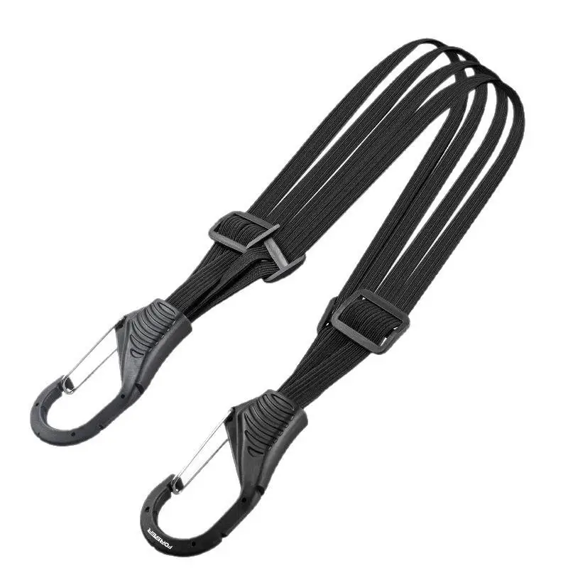 Motorcycle Elastic Luggage Strap with Safety Hook Universal Versatile Rope for Helmet Suitcase Fastening view 3