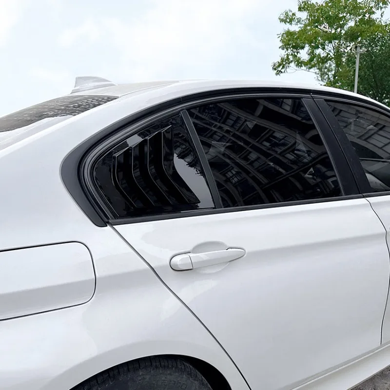 Quarter Window Louvers For BMW F30 3 Series 318i 320i 325i 2013-2019 Car Side Air Vent Shutter Cover Accessories Body Kit