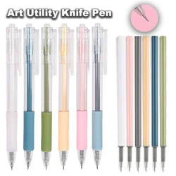 Utility Knife Pen Art Paper Cut Knife Scrapbooking Sticker taglio di precisione carta artigianale fai da te gadget per ufficio cancelleria scolastica