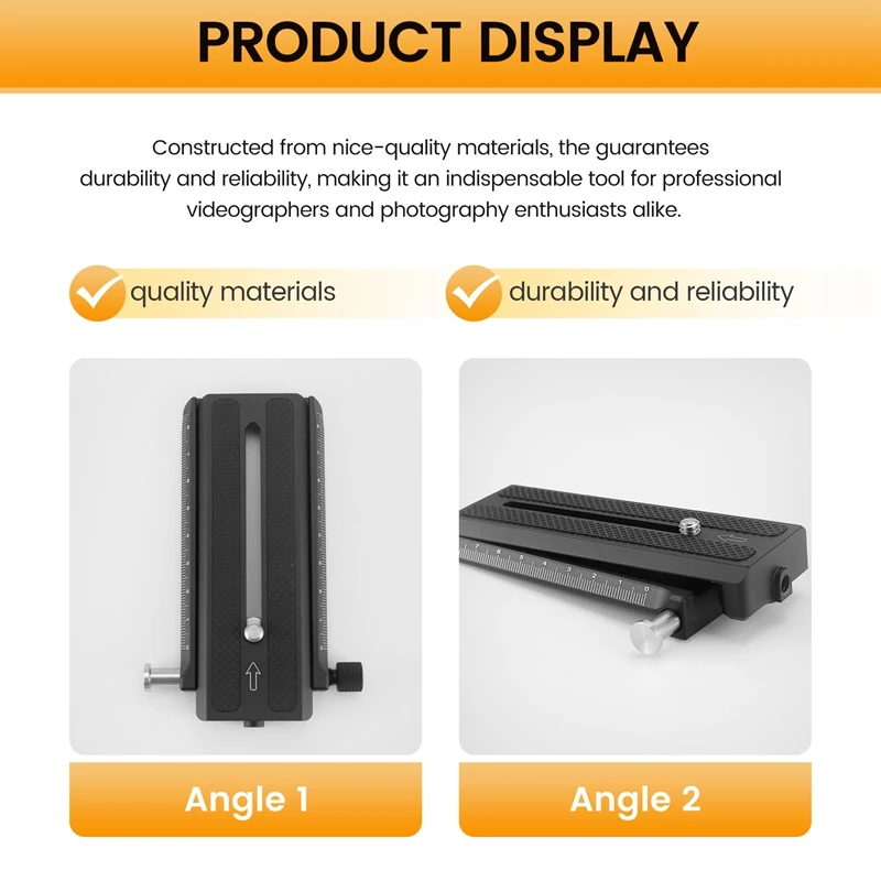 Quick-Release-1-4"-Mounting-Plate-For-WEEBILL-S--WEEBILL-LAB-Gimbal-Handheld-Stabilizer Y47A