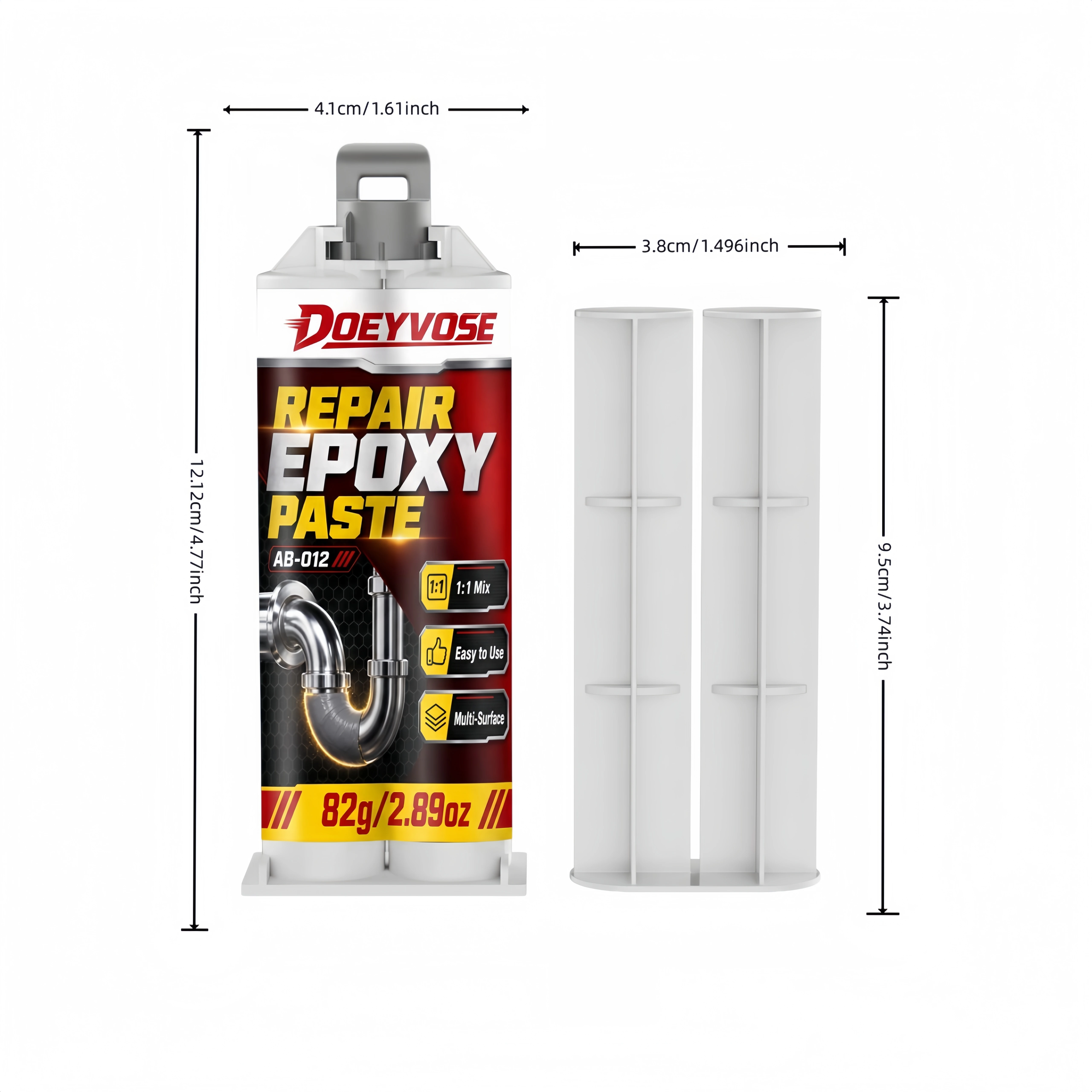 82g AB Epoxy Metal Mending Paste High Strength Casting Defect Repair Filler Glue