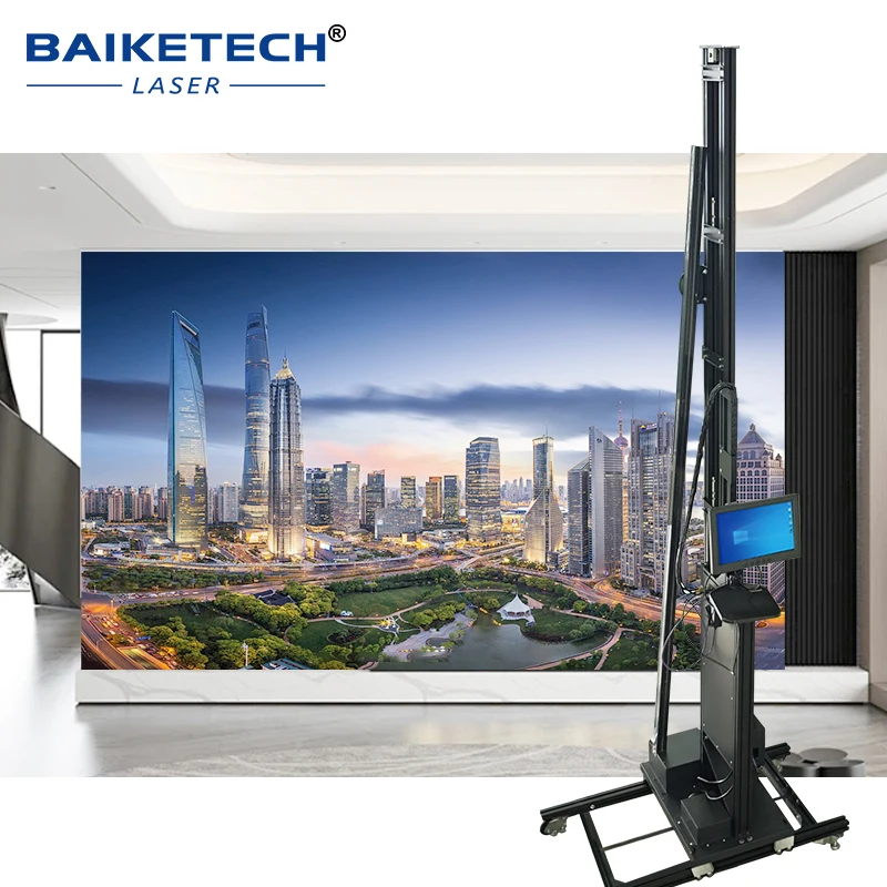 TH-UP700M عمودي ثلاثية الأبعاد النافثة للحبر طابعة حائط قابلة للتخصيص لتصاميم شخصية آلة طلاء جدران طابعة ورق الحائط