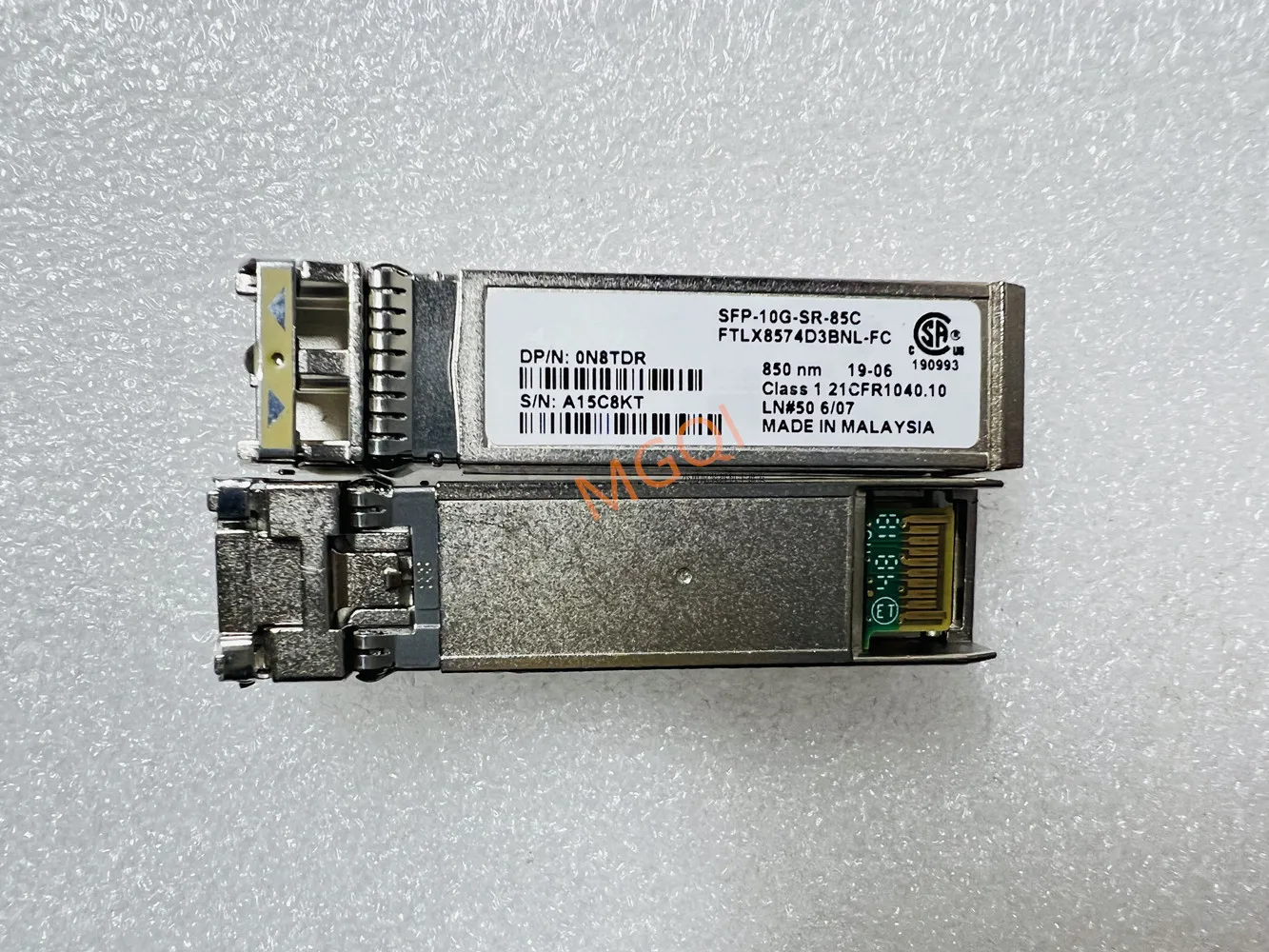 Del-AKU/10G SFP Serat Optik/FTLX8574D3BNL-FC/SFP-10G-SR-85C/0N8TDR/850NM 300M 10G Serat Transceiver