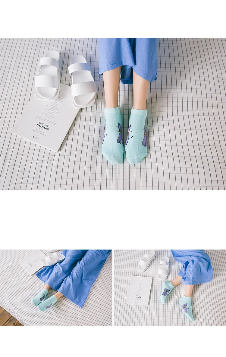Wholesale Summer Solid Thin Short Women\'s Socks Female Cotton Low Cut Ankle Socks Ladies Colorful Cute Socks Boat1pair=2pcs WS73