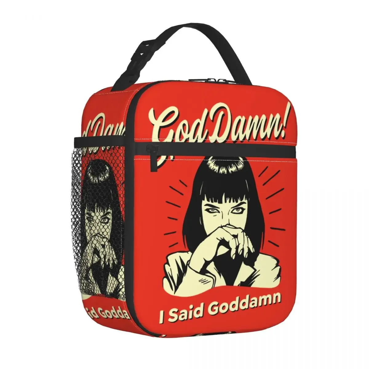 Pulp Fiction Insulated Lunch Bag Portable Meal Container Cooler Bag Lunch Box Tote Work Travel Men Women