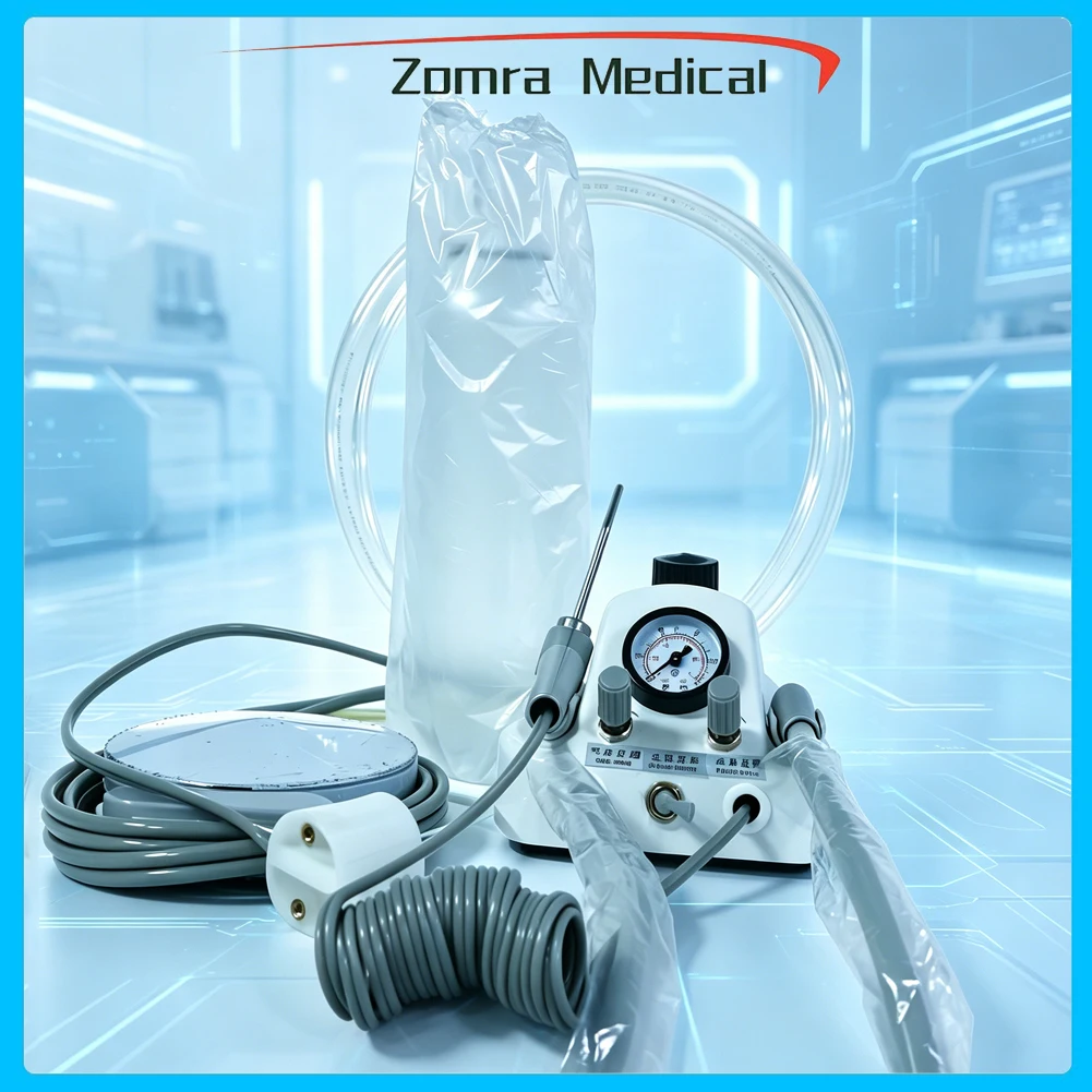 Portable Desktop Dental Turbine Unit High Speed Air Turbine Handpiece Machine Professional Dental Lab Equipment