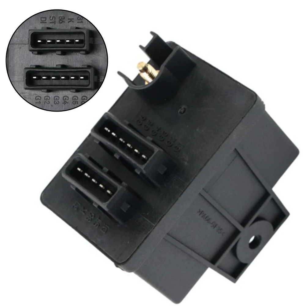 

Car Repair Engine Maintenance Black Ignition Glow Relay Easy Installation Plastic Housing Single Piece Included