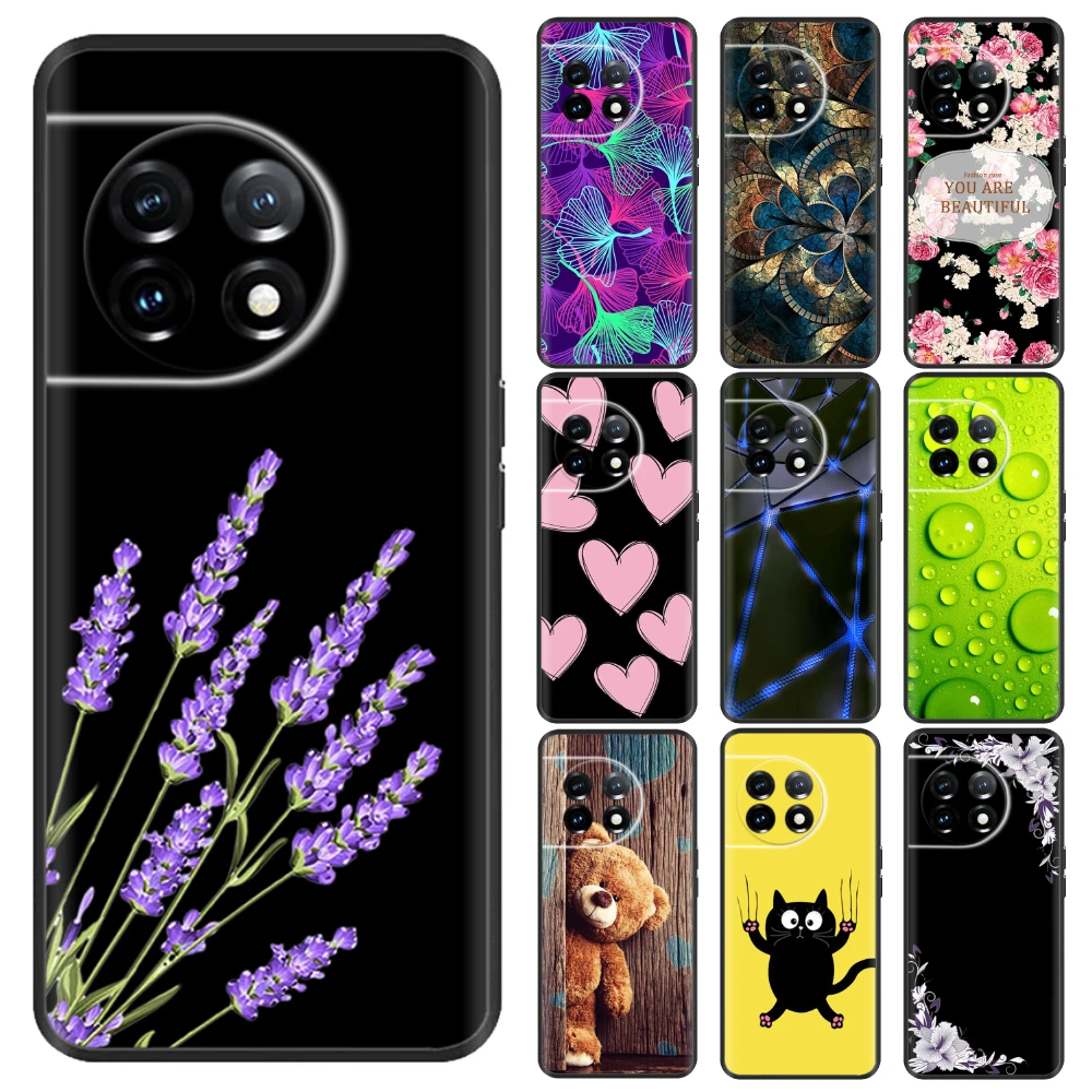 

For OnePlus 11 Case Bumper Silicone Phone Back Covers For OnePlus 11 5G Phone Case Fundas Coque One Plus 11R 11 R 5G Shell Para