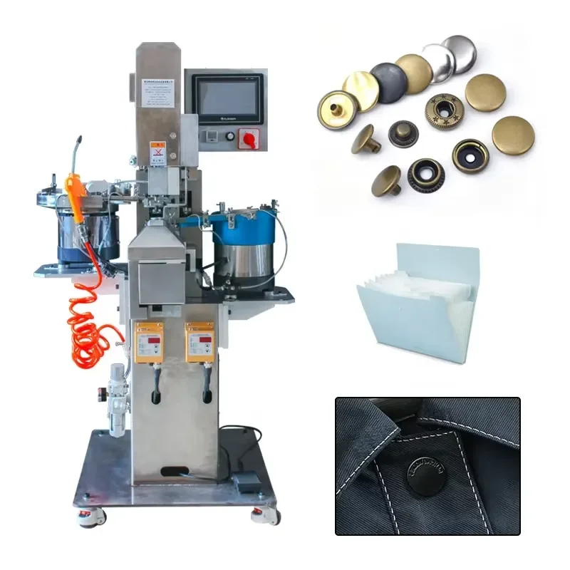 Multiple Sizes Snaps Automatic Snap Button Setting Machine Snap Fastener Machine