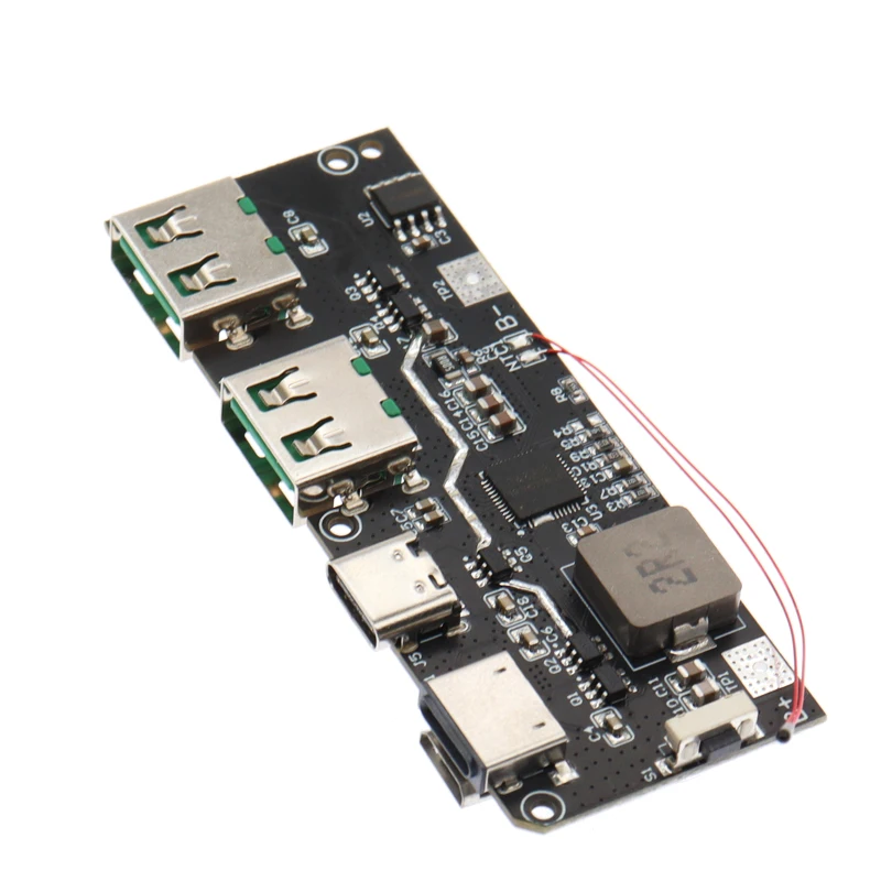 QC4.0 QC3.0 LED Dual USB 5V 4.5A 22.5W Micro/Type-C USB Mobile Power Bank 18650 Charging Module Temperature / Circuit Protection