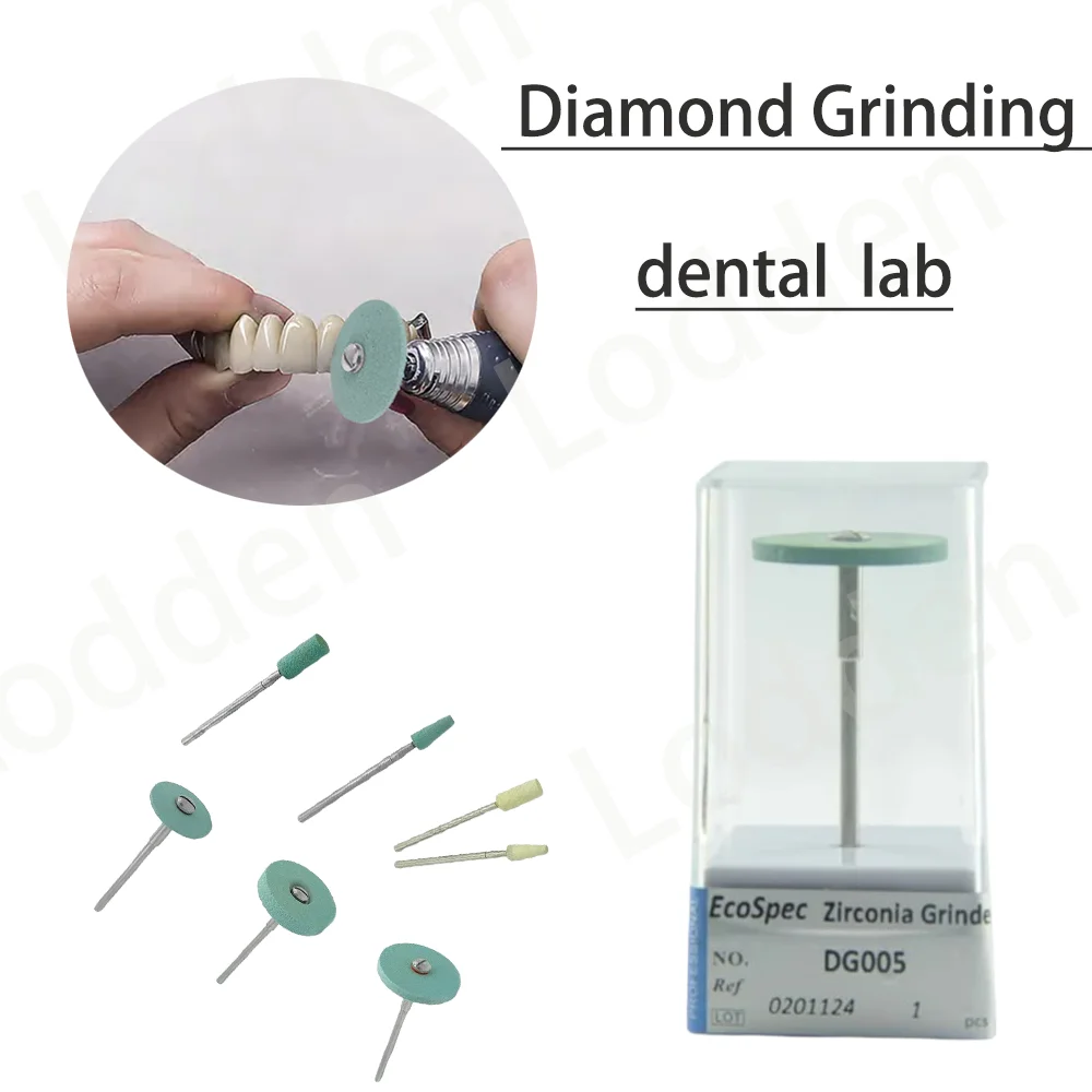 Dental Diamond Polishing Burs Ceramic  Diamond Stones Zirconia Dentistry Grinding Cutter Dental Lab Drills Rotary Tools