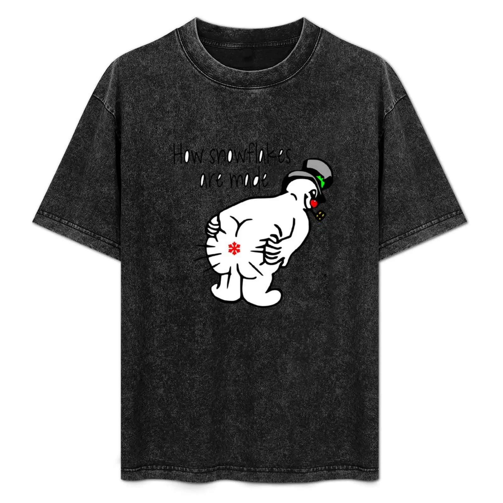 

How Snowflakes are Made T-Shirt Worker Basic Short Sleeve Tee