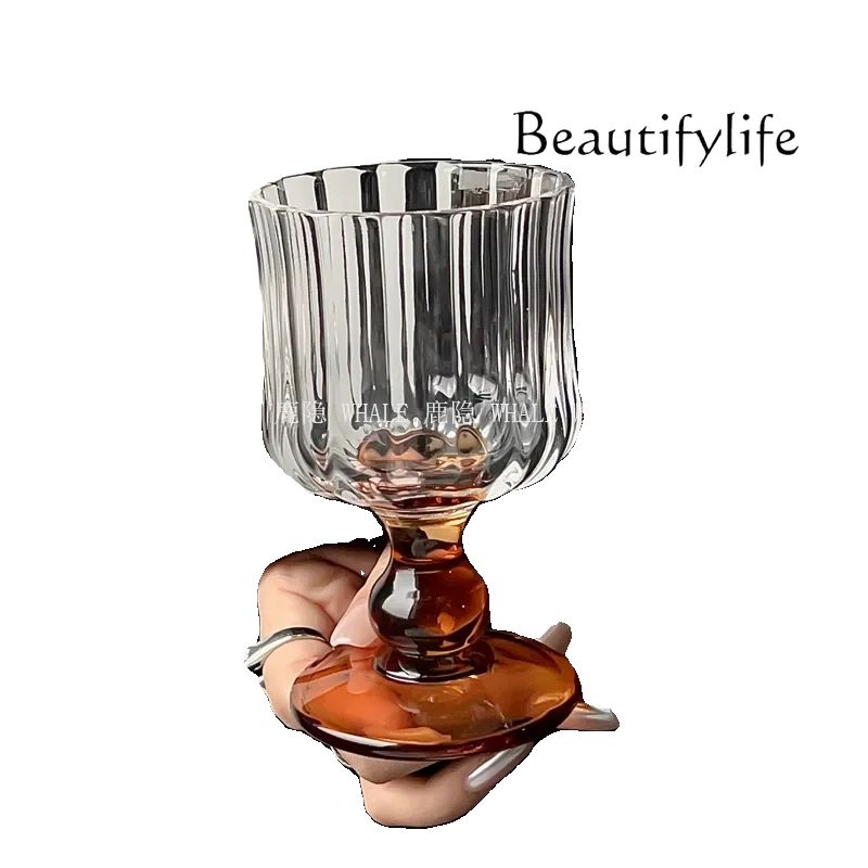 

Niche atmosphere medieval wine glass goblet champagne wine drink glass