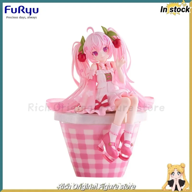フリュー麺ストッパーさくら未来-2025-初音ミクアニメキャラクターモデルフィギュアおもちゃコレクション