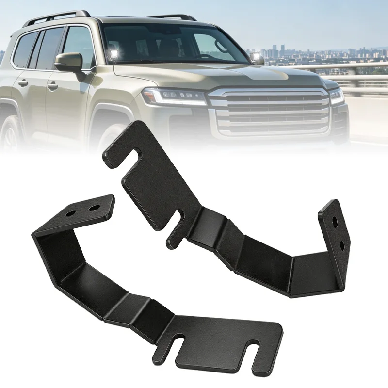 

2Pcs A-Pillar Spotlight Bracket Holder Hood Ditch Light Bar Mount Brackets for Land Cruiser Lc300 2020-2025 Accessories