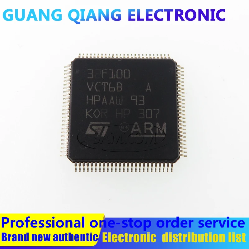 

1PCS STM32F100VCT6B IC MCU 32BIT 256KB FLASH 100LQFP