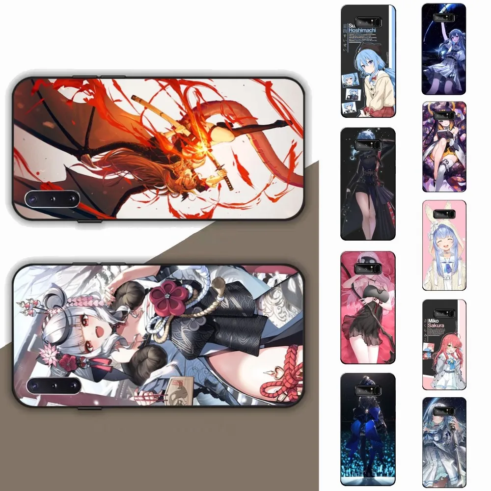 

Hololive Phone Case For Samsung Note 8 9 10 20 pro plus lite M 10 11 20 30 21 31 51 A 21 22 42 02 03