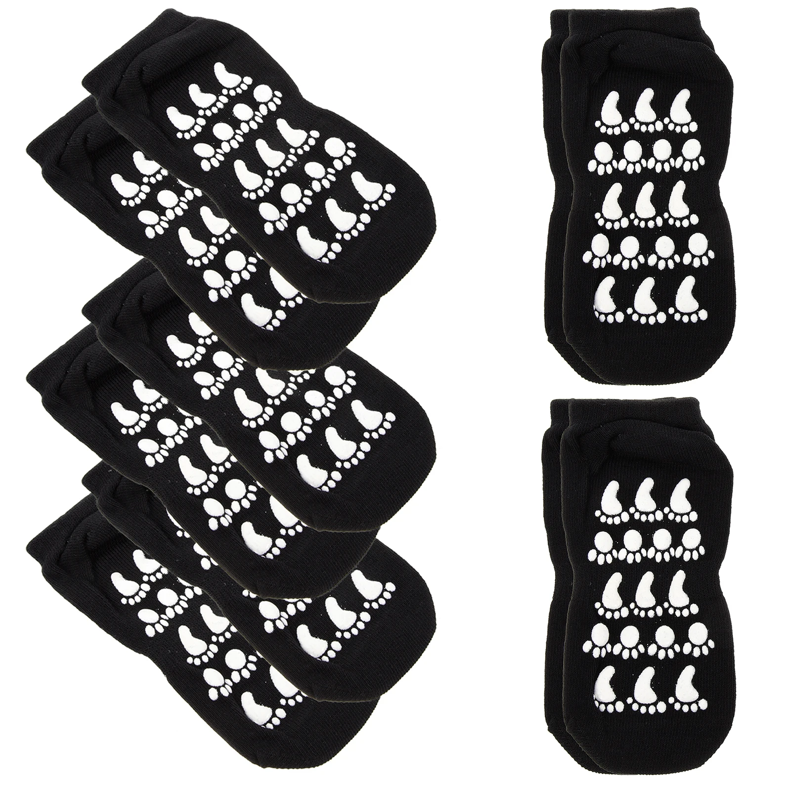 

5 Pairs Kids Non slip Floor Socks Children Combed Cotton Anti Slip Grip Sock Low Cut Baby Crew Socks