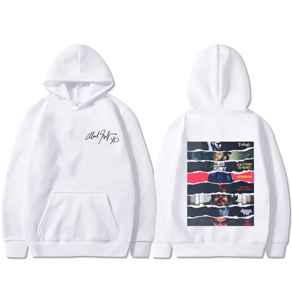 Rapper The Weeknd Album Cover Hoodie Men Women Clothing Hip Hop Fashion Pop Music Streetwear Man Vintage Casual Pullover Hoodies