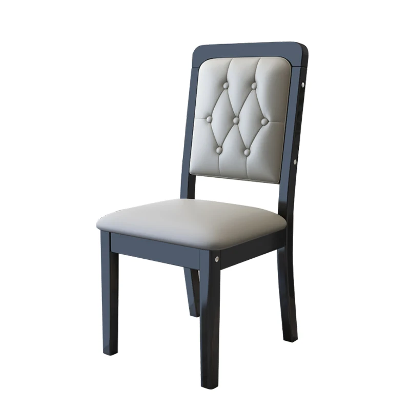 

Solid wood home dining table and chairs, light luxury back chairs, modern and simple dining room desk, office
