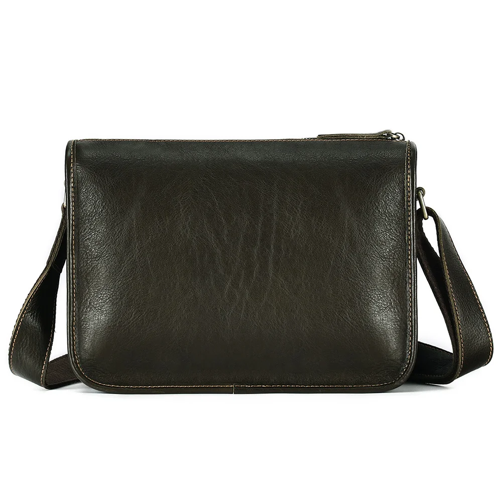 

Genuine Leather Small Messenger Bag for Men Male Business Work Casual Crossbody s Cow Shoulder Satchel