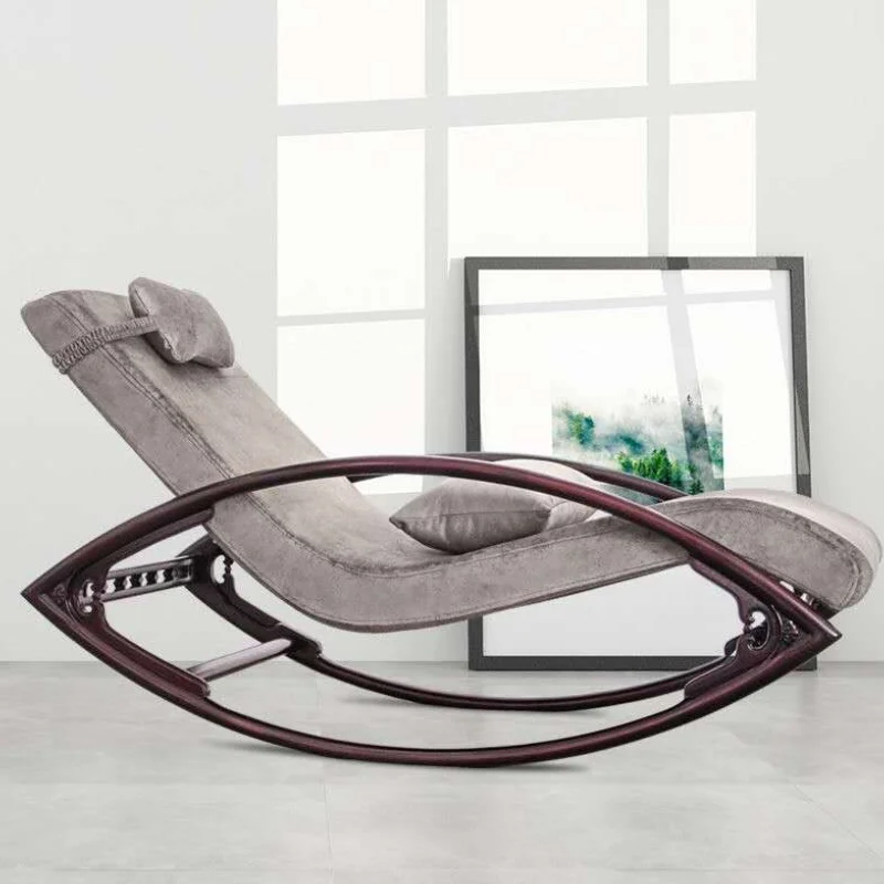 

Designer Luxury Chairs For Living Room Elastic Nordic Accent Recliner Rocking Chair Floor Lazy Schaukelstuhl Unique Furniture