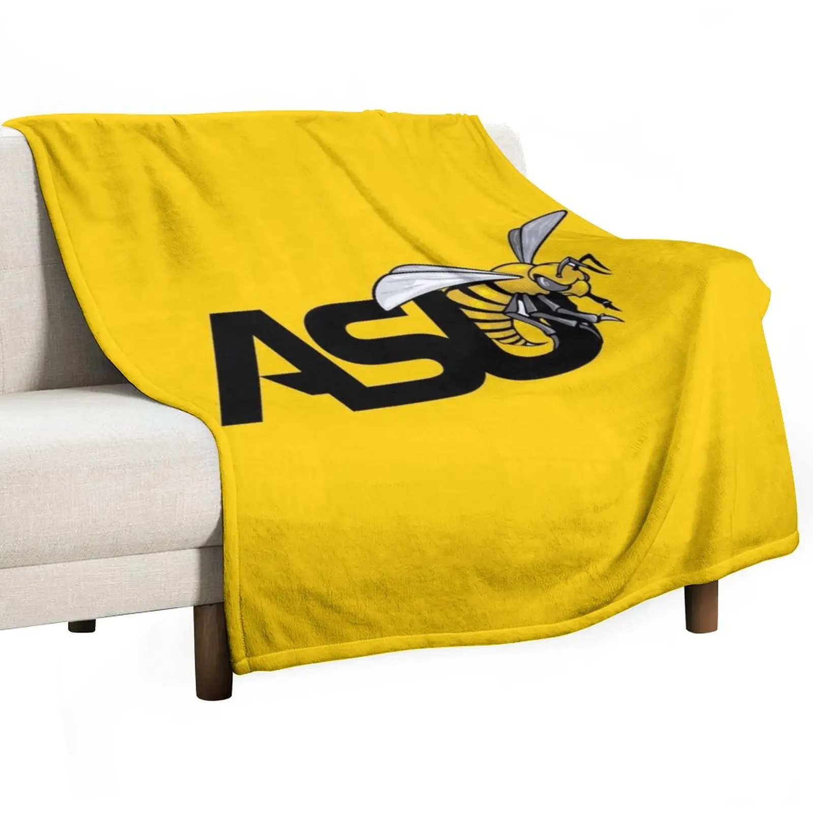 ASU hornet Throw Blanket Decorative Throw Loose Blankets