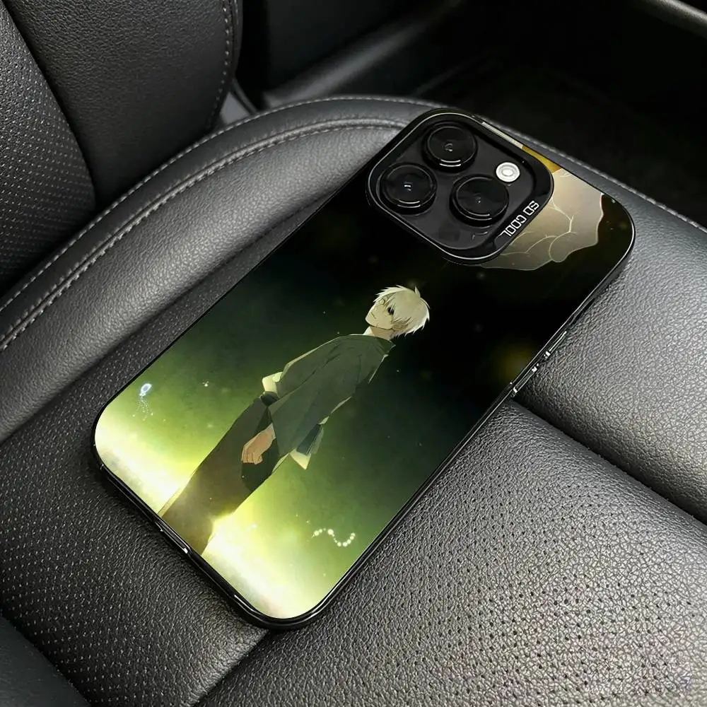 Anime M-Mushishi Phone Case For iPhone 17,16,15,14,13,12,11 Plus,Pro Max,XS,Colorful Silver Cover view 3