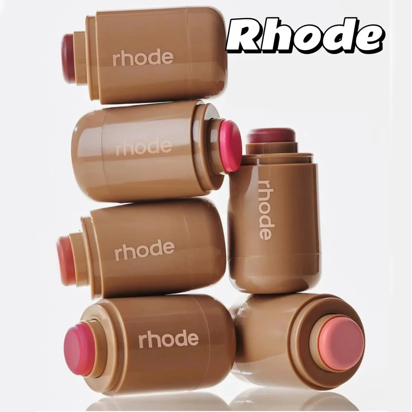 Rhode Skin Pocket Blush Stick Lippen- und Wangen-Hydrating-Stick, natürlicher Rouge-Puder, Blusher-Creme, Lippenstift, Wangenfarbe in Teacup-Candy-Farben